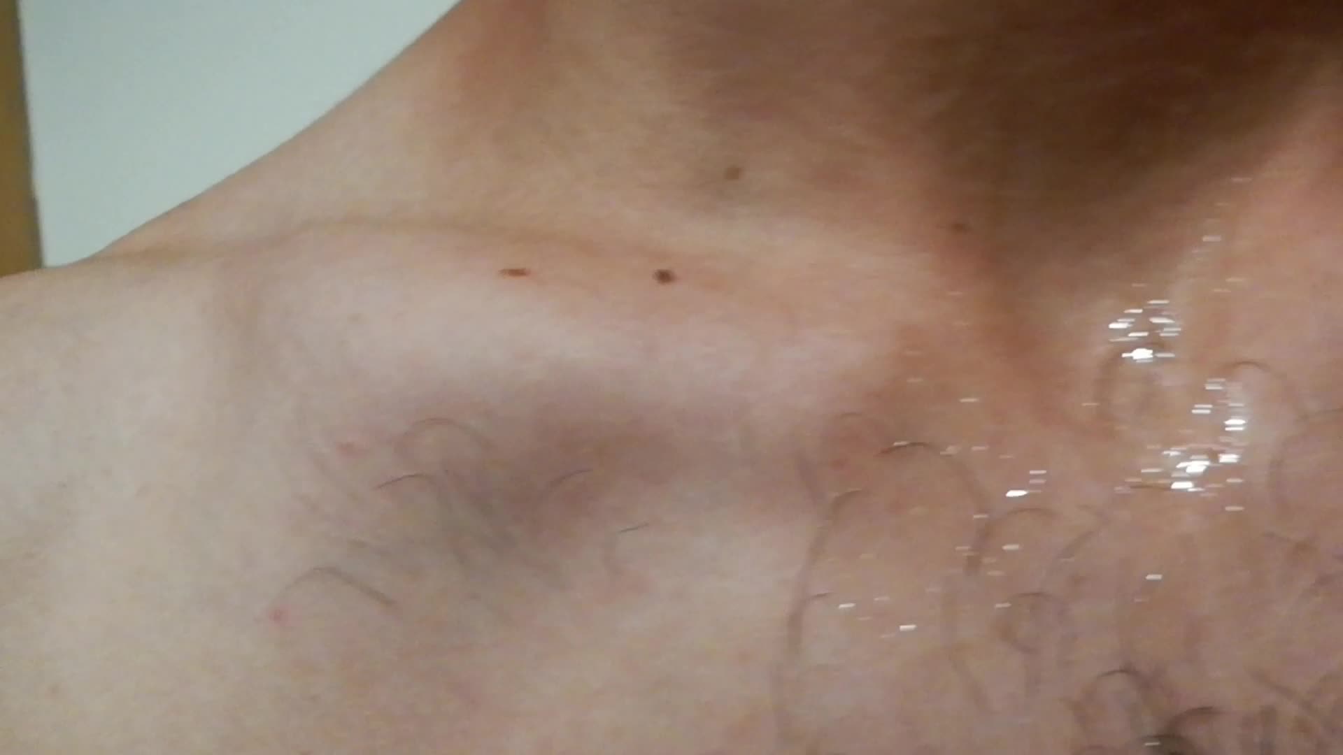 Huge load on my chest Mr Precum